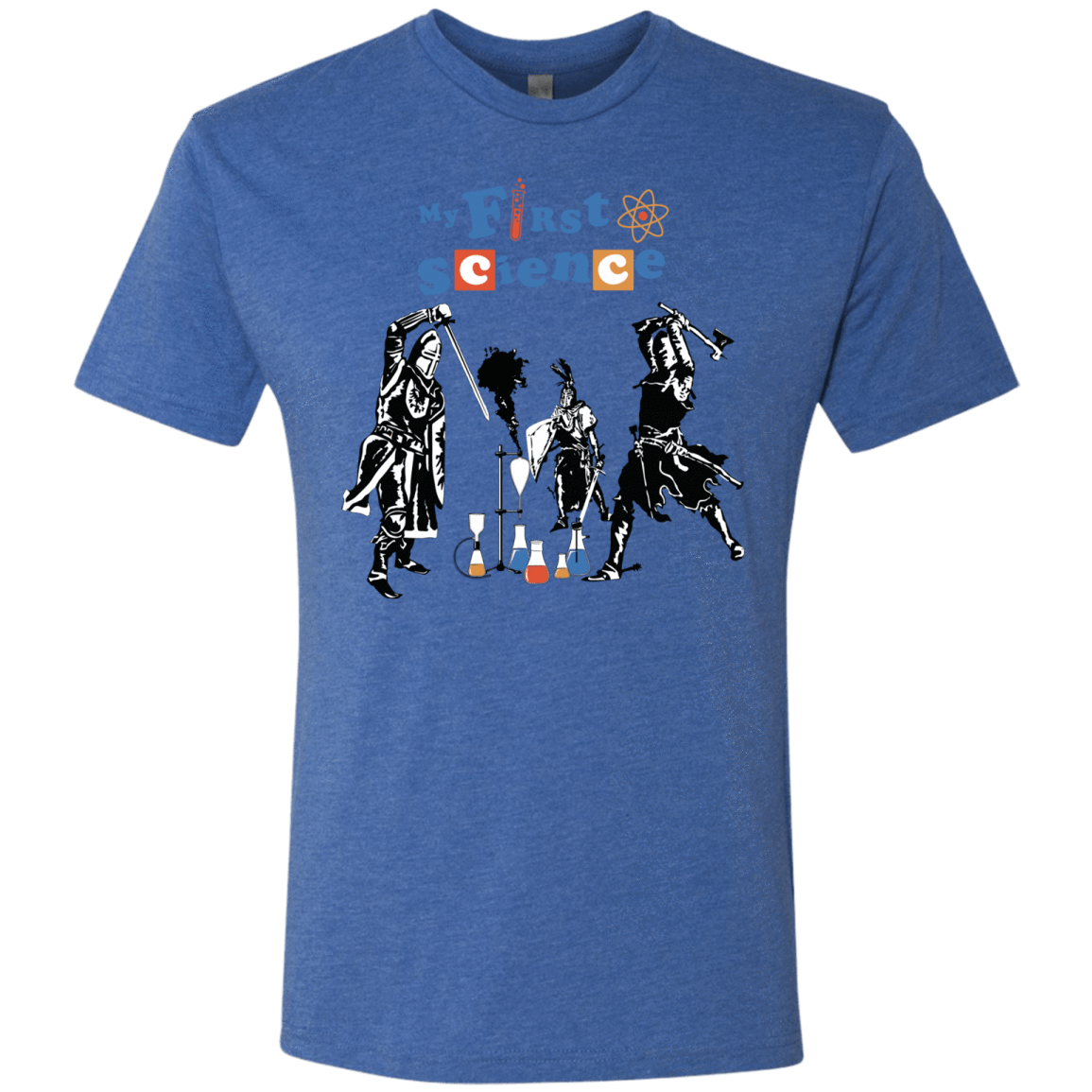 T-Shirts Vintage Royal / S My First Science Men's Triblend T-Shirt