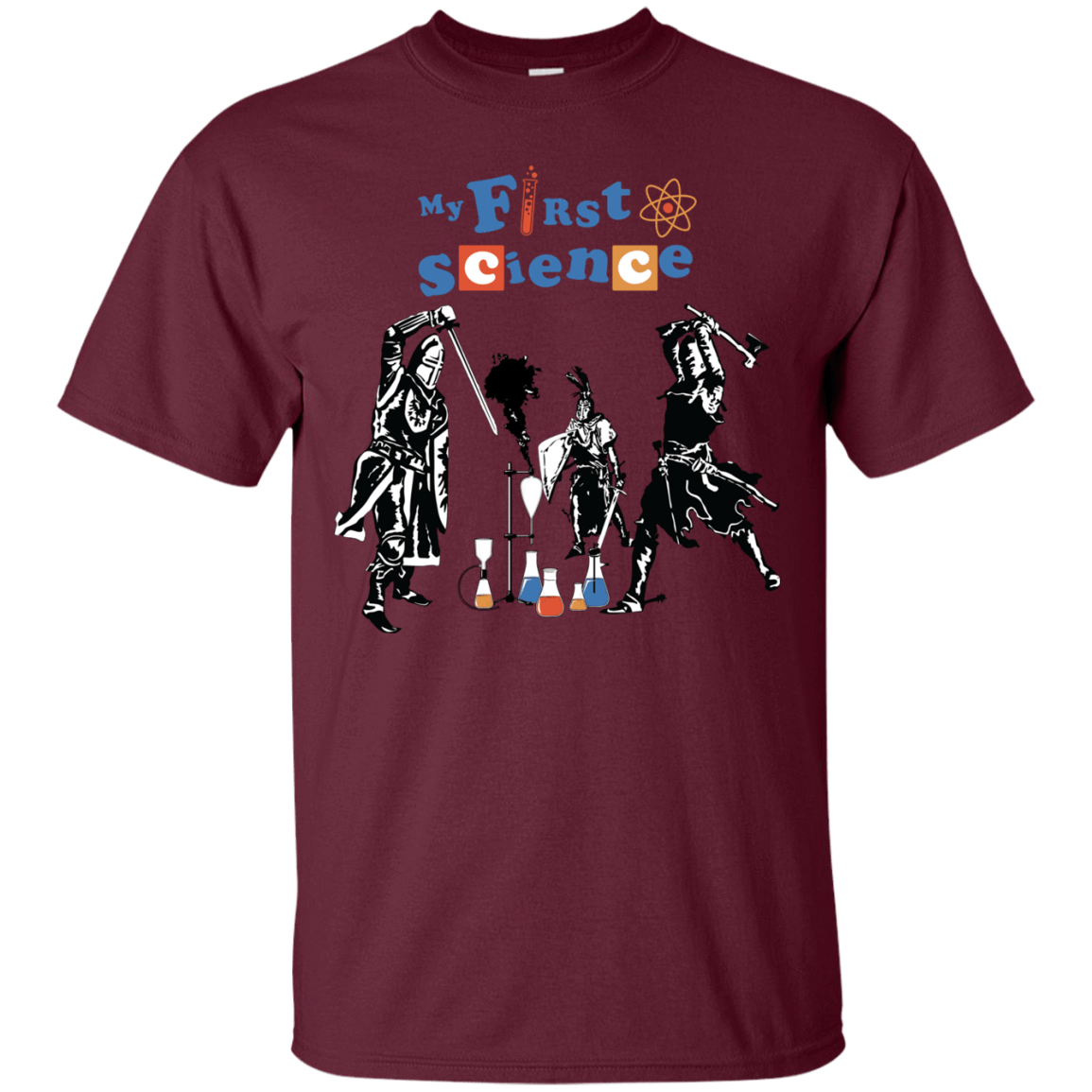 T-Shirts Maroon / S My First Science T-Shirt