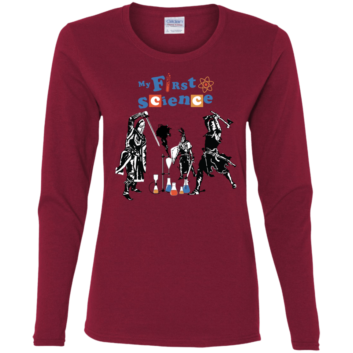 T-Shirts Cardinal / S My First Science Women's Long Sleeve T-Shirt