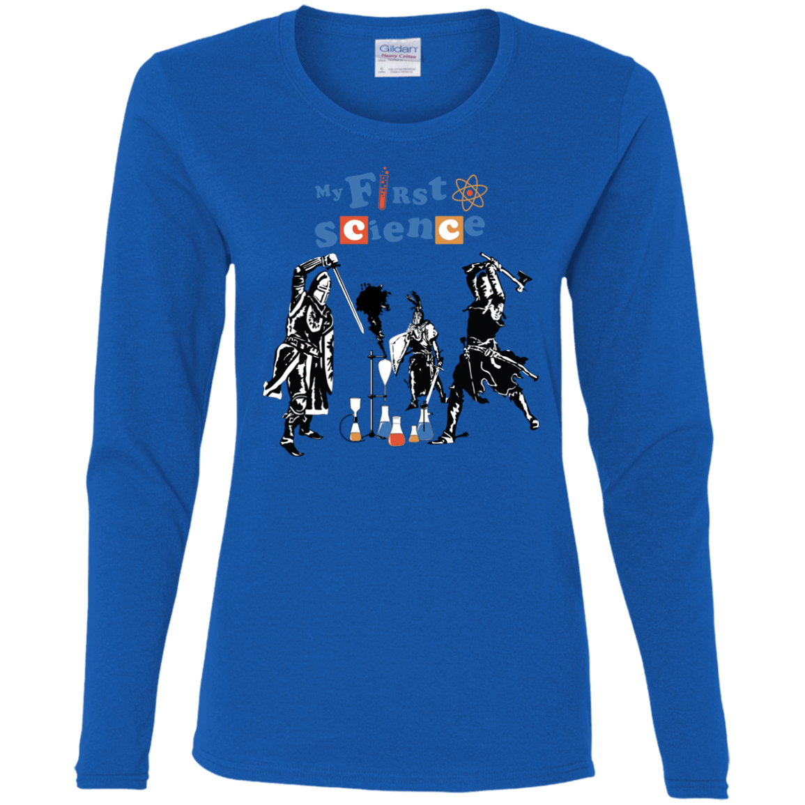 T-Shirts Royal / S My First Science Women's Long Sleeve T-Shirt