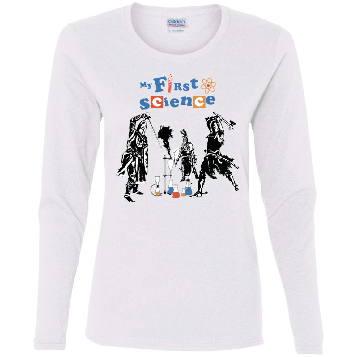 T-Shirts White / S My First Science Women's Long Sleeve T-Shirt