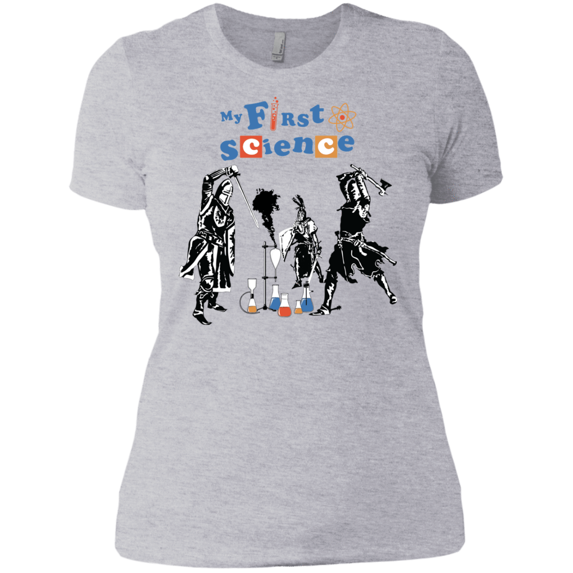 T-Shirts Heather Grey / X-Small My First Science Women's Premium T-Shirt