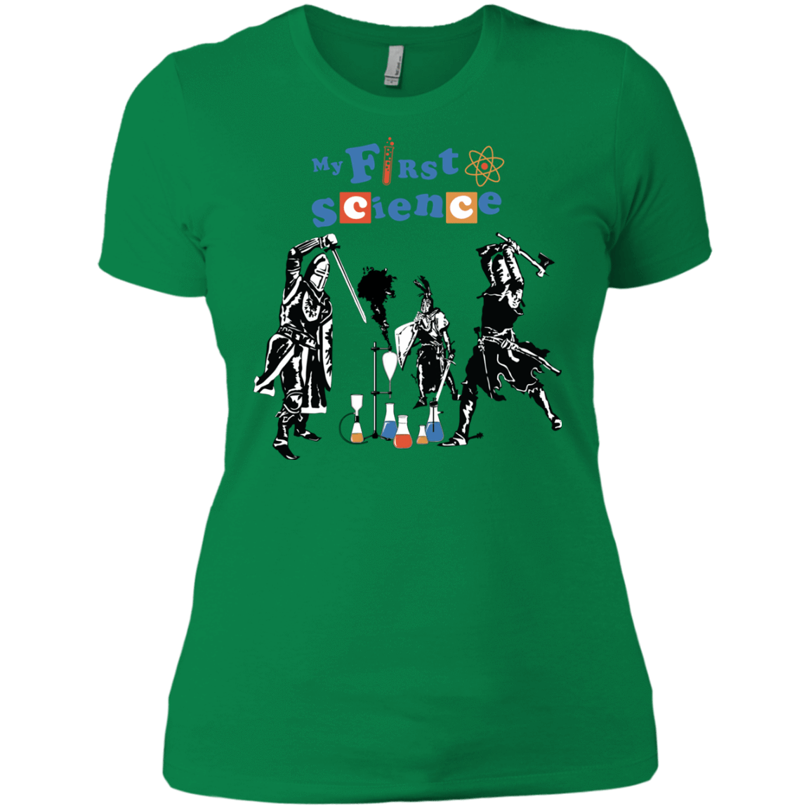 T-Shirts Kelly Green / X-Small My First Science Women's Premium T-Shirt