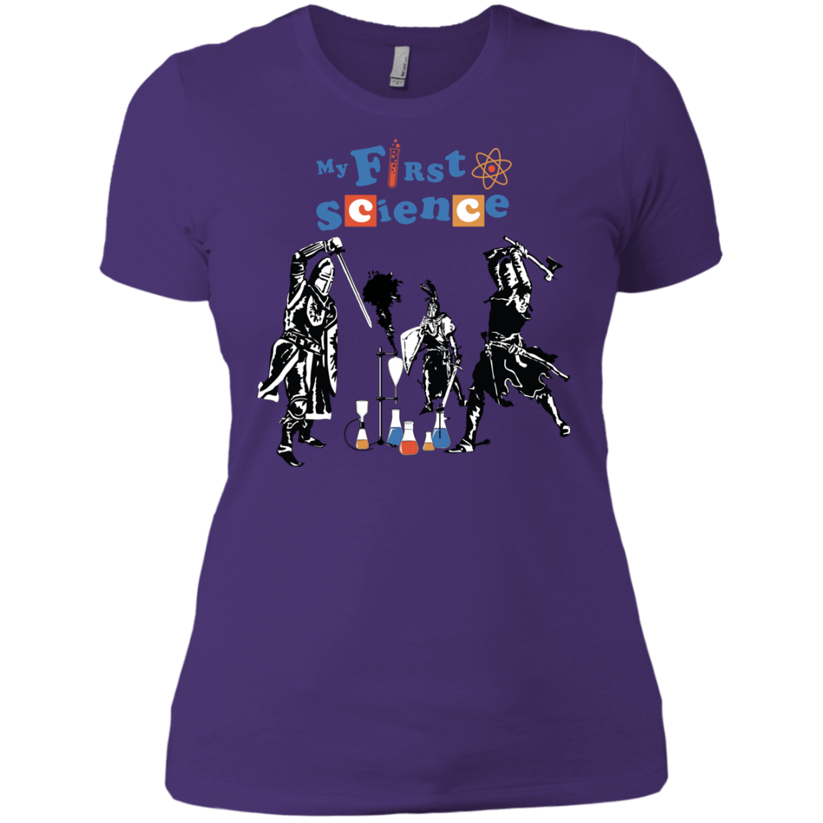T-Shirts Purple Rush/ / X-Small My First Science Women's Premium T-Shirt