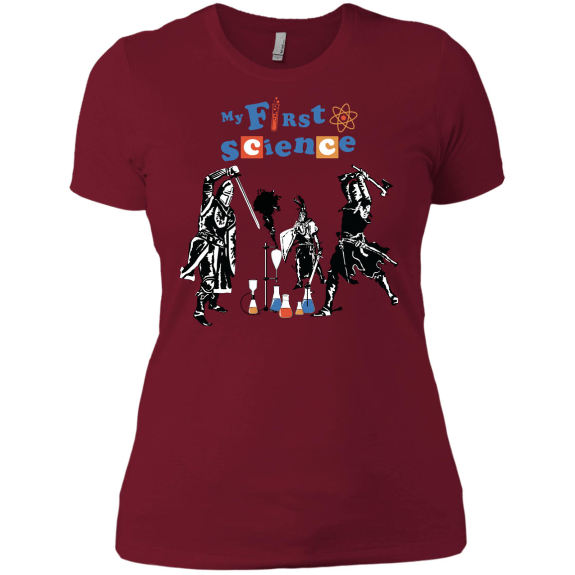 T-Shirts Scarlet / X-Small My First Science Women's Premium T-Shirt