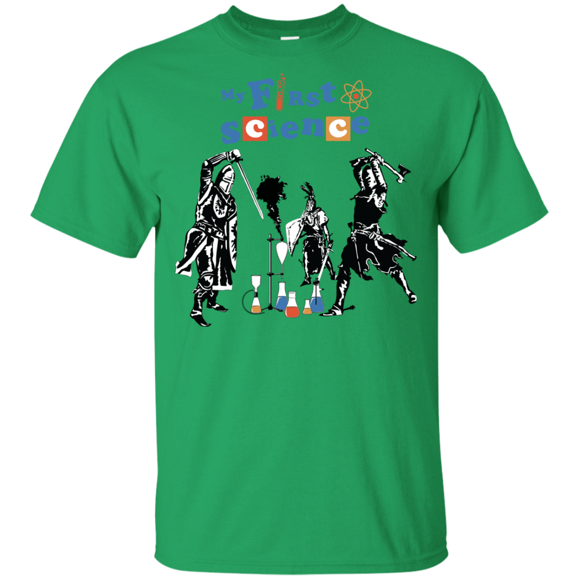 T-Shirts Irish Green / YXS My First Science Youth T-Shirt