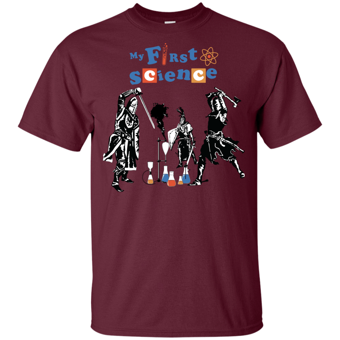 T-Shirts Maroon / YXS My First Science Youth T-Shirt