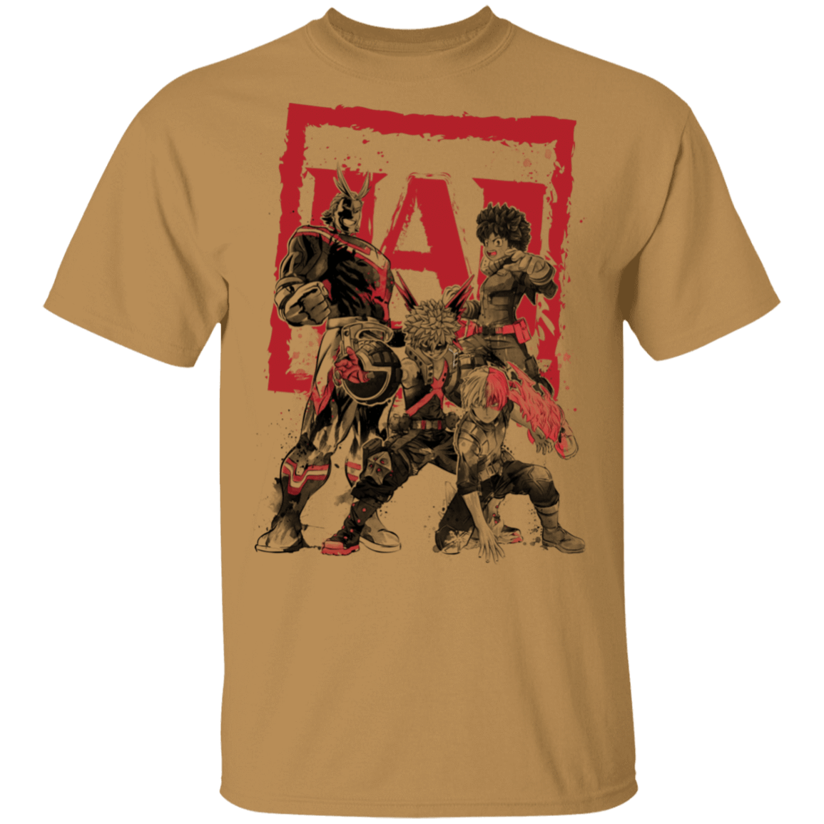 T-Shirts Old Gold / S My Heroes sumi-e T-Shirt