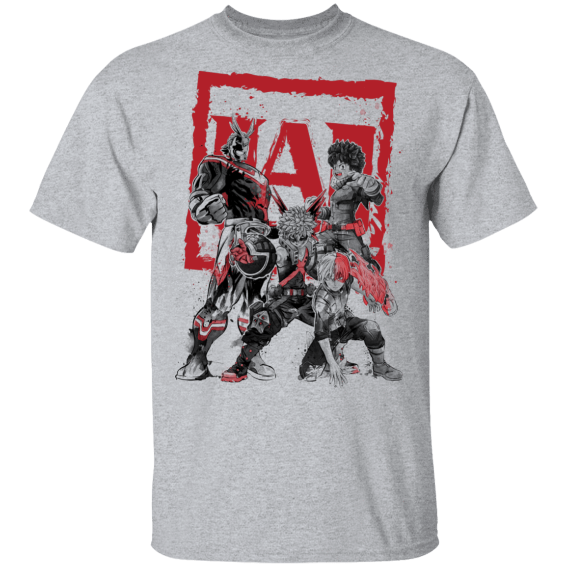 T-Shirts Sport Grey / S My Heroes sumi-e T-Shirt