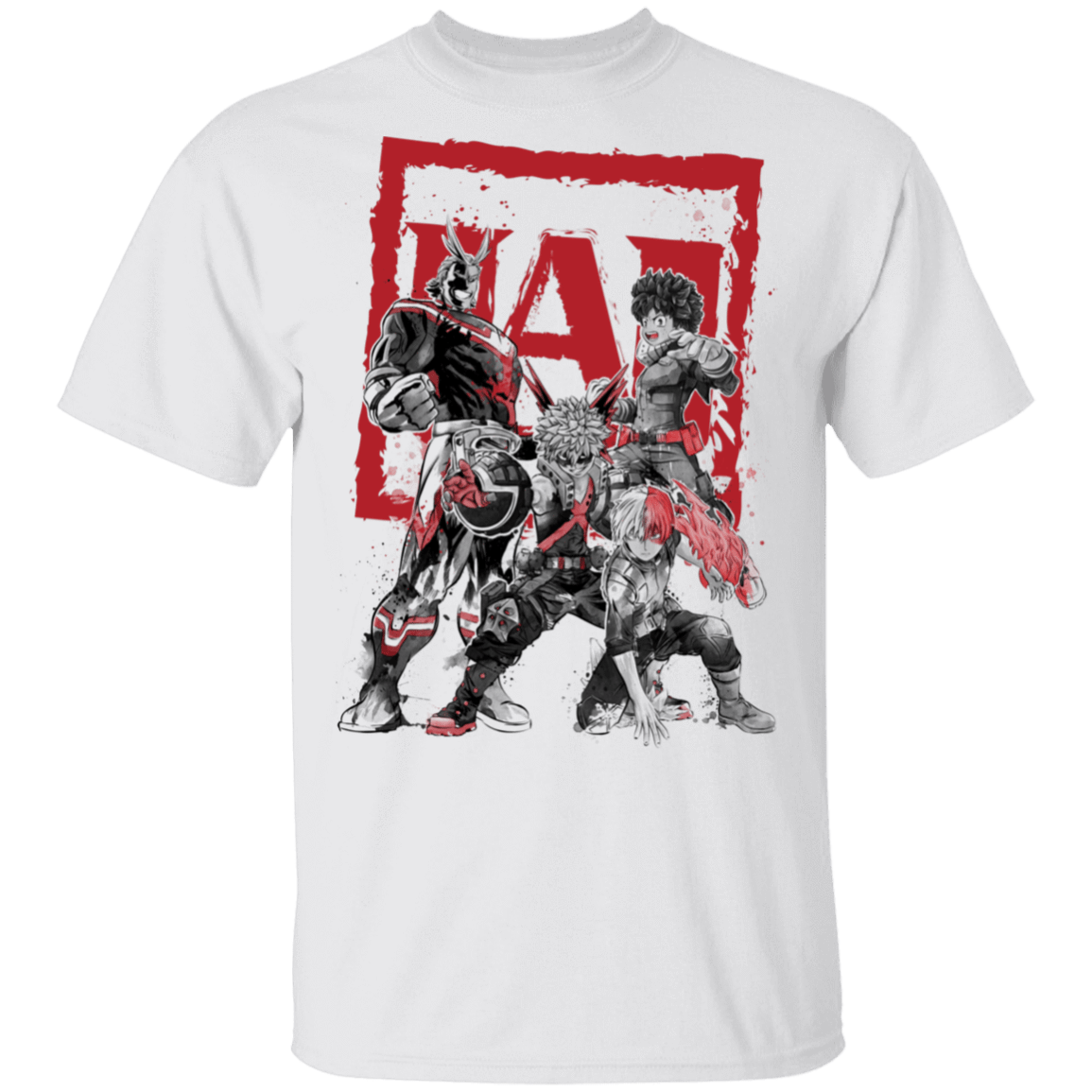 T-Shirts White / S My Heroes sumi-e T-Shirt