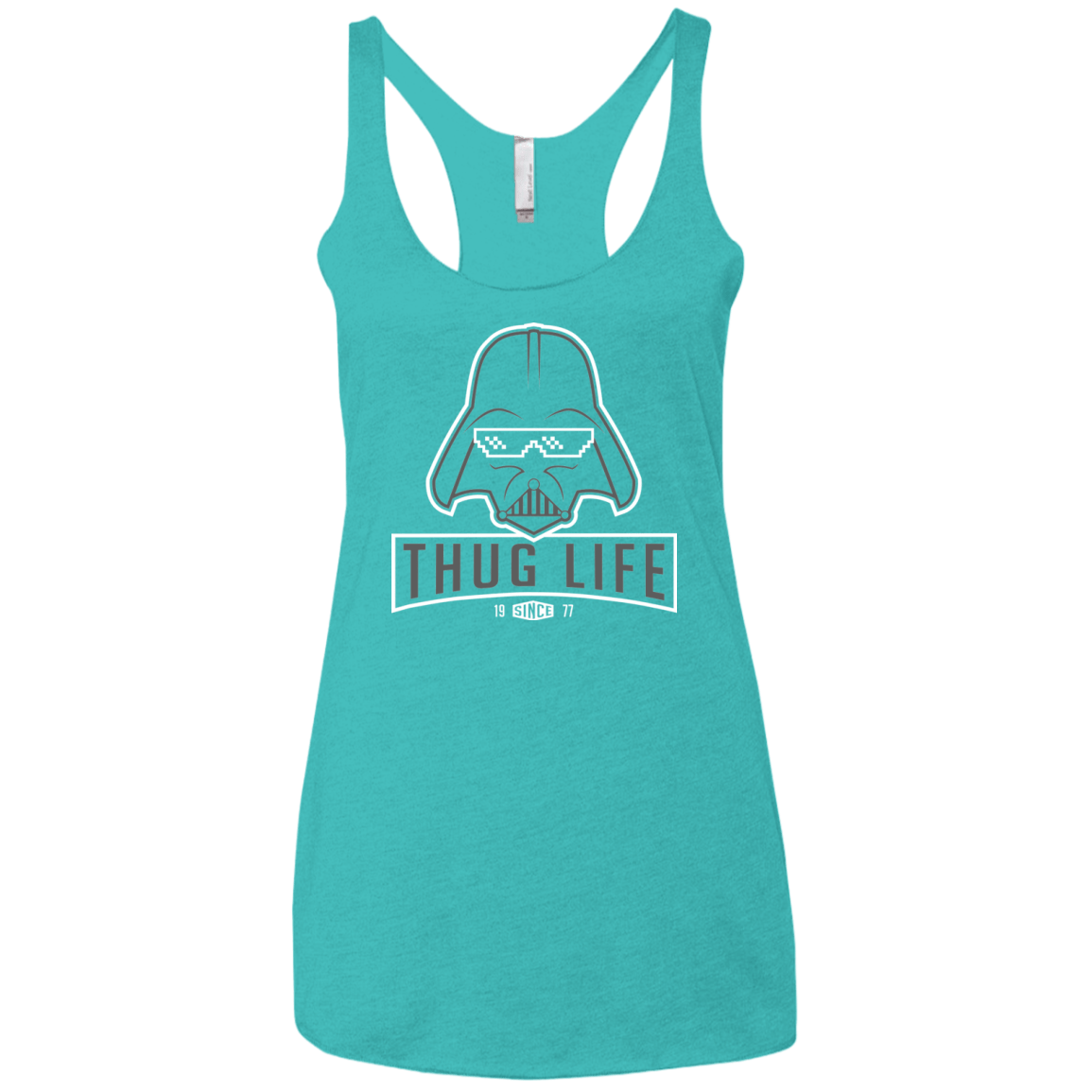 T-Shirts Tahiti Blue / X-Small My Life Women's Triblend Racerback Tank