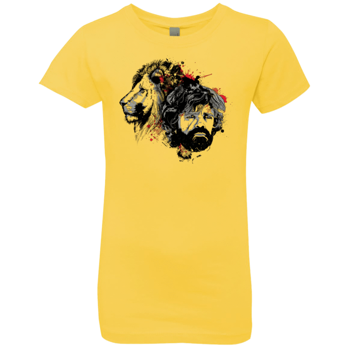 T-Shirts Vibrant Yellow / YXS MY LION Girls Premium T-Shirt