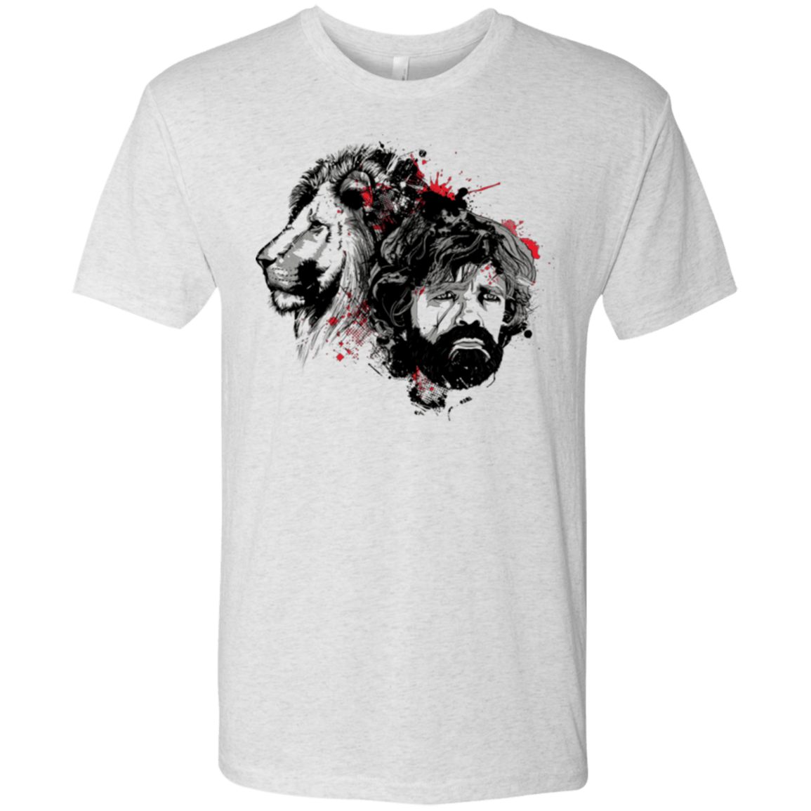 T-Shirts Heather White / Small MY LION Men's Triblend T-Shirt