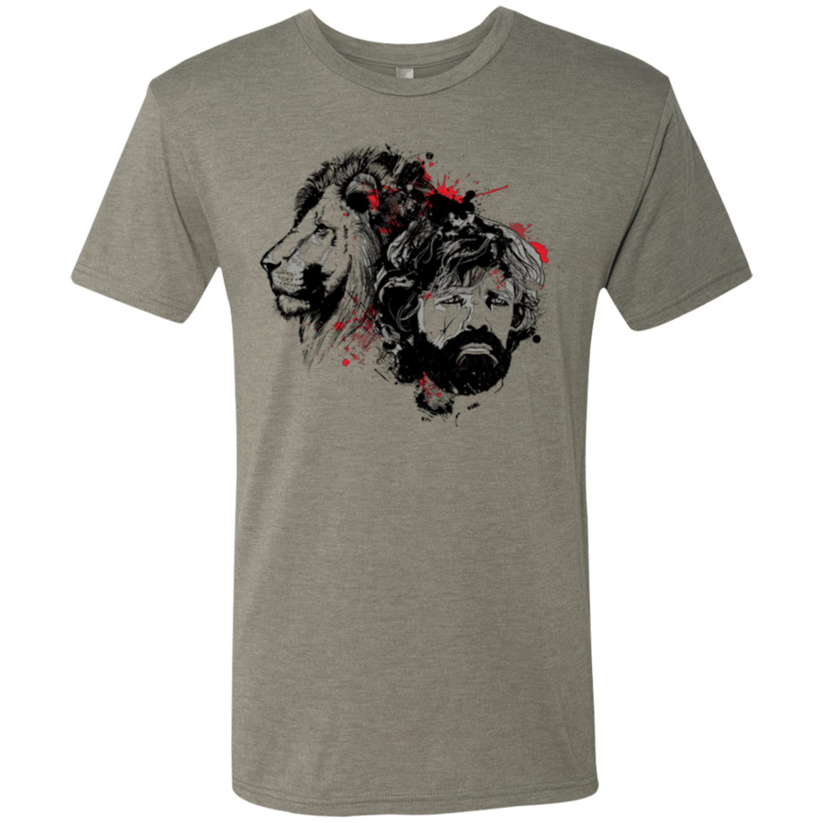 T-Shirts Venetian Grey / Small MY LION Men's Triblend T-Shirt