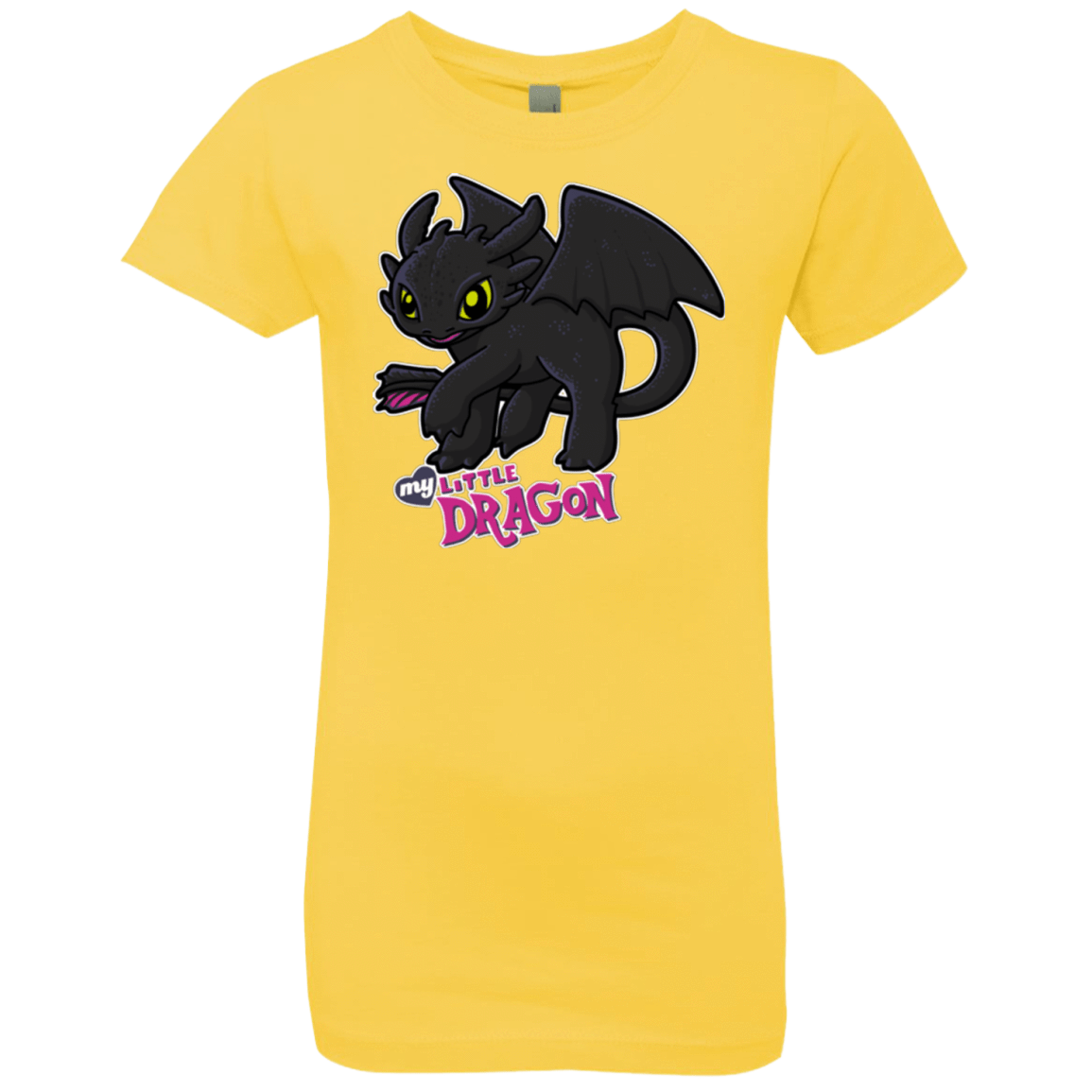 T-Shirts Vibrant Yellow / YXS MY LITTLE DRAGON Girls Premium T-Shirt