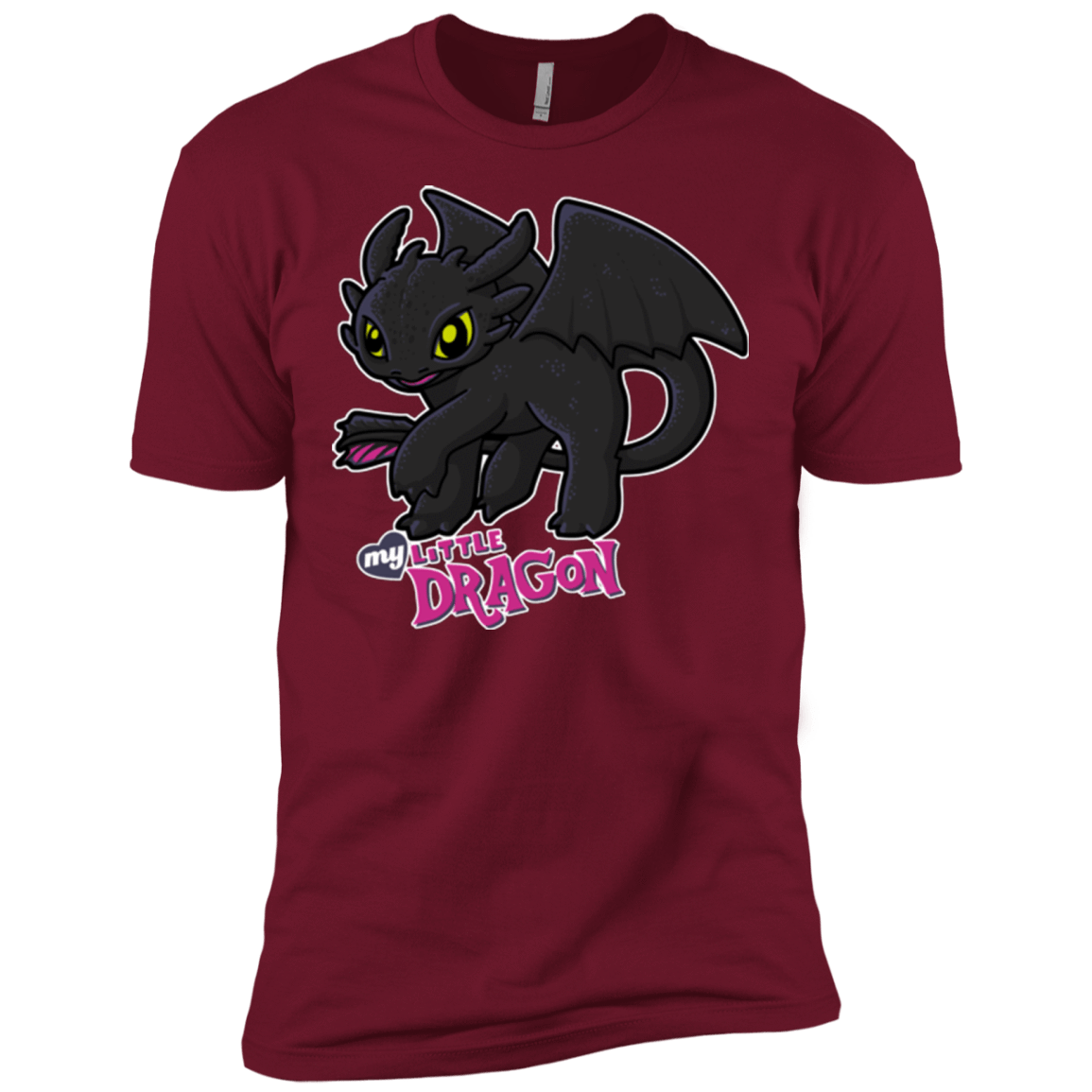 T-Shirts Cardinal / X-Small MY LITTLE DRAGON Men's Premium T-Shirt