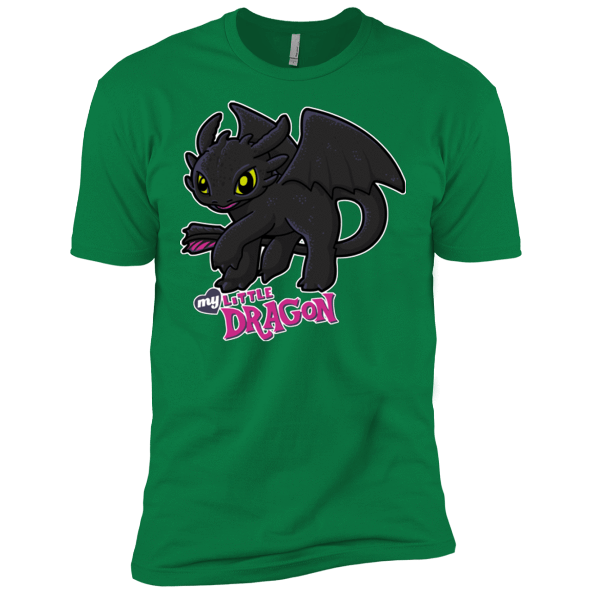 T-Shirts Kelly Green / X-Small MY LITTLE DRAGON Men's Premium T-Shirt