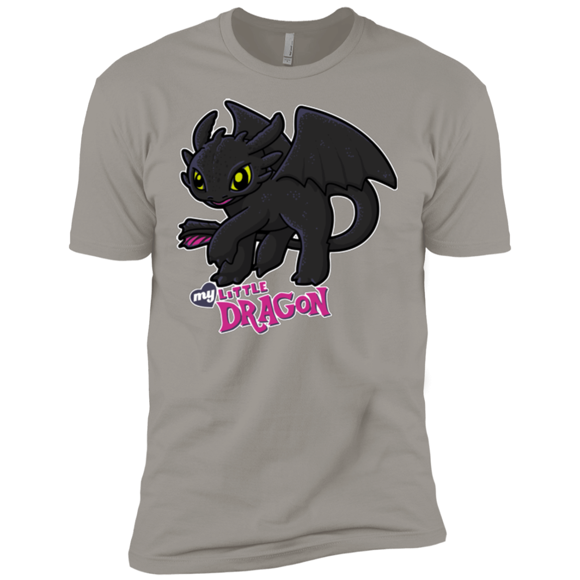 T-Shirts Light Grey / X-Small MY LITTLE DRAGON Men's Premium T-Shirt