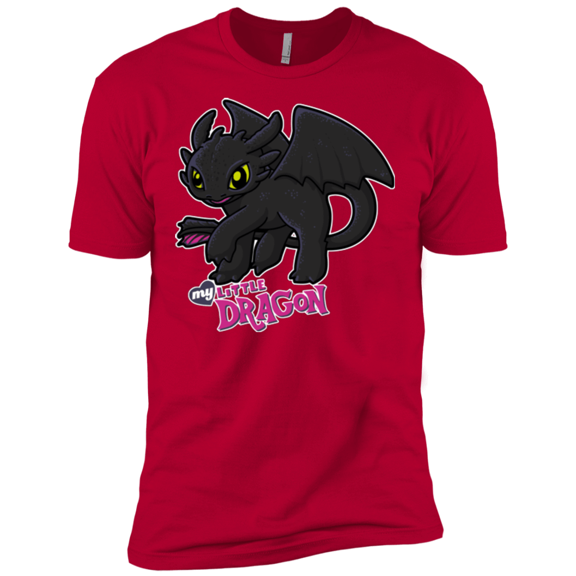 T-Shirts Red / X-Small MY LITTLE DRAGON Men's Premium T-Shirt