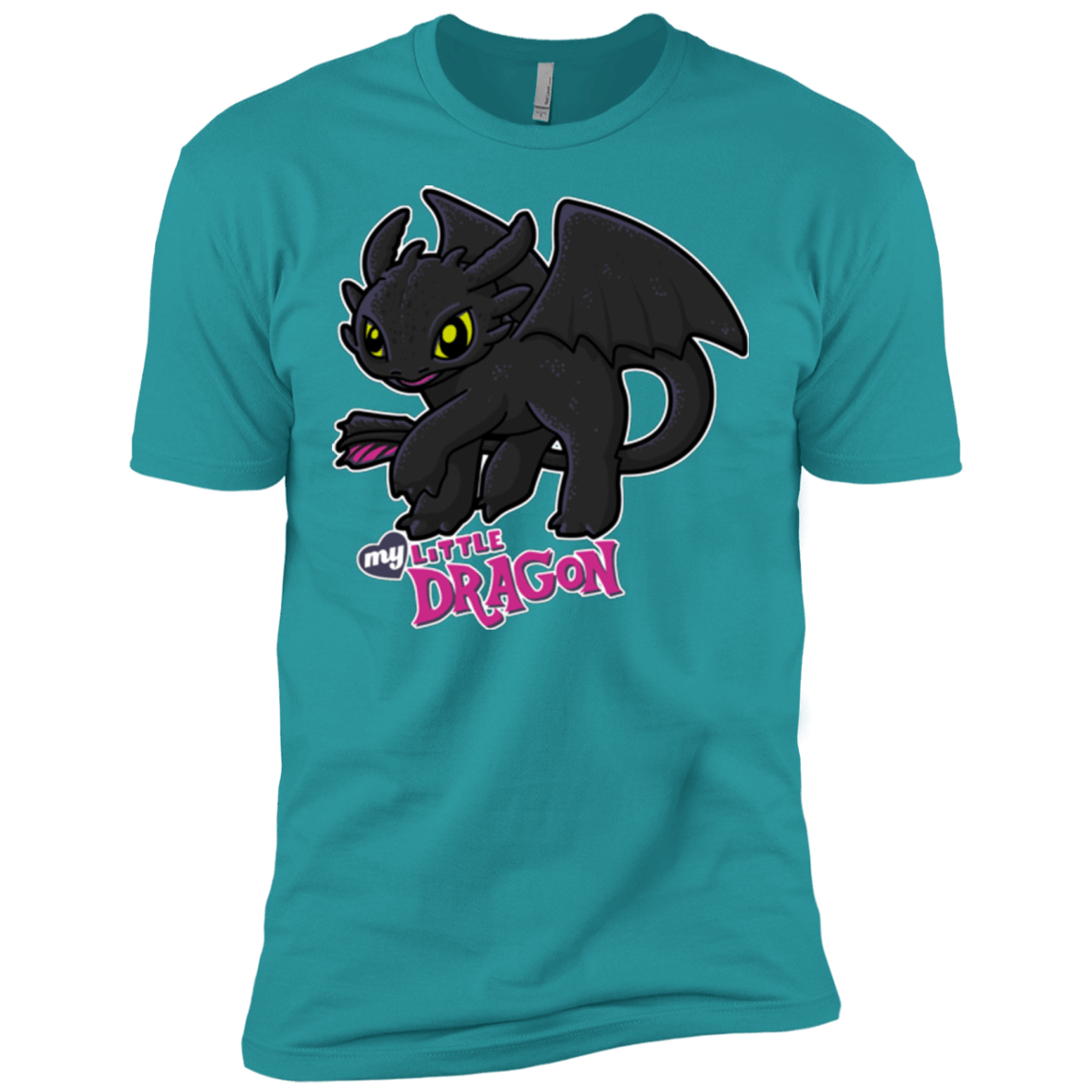 T-Shirts Tahiti Blue / X-Small MY LITTLE DRAGON Men's Premium T-Shirt
