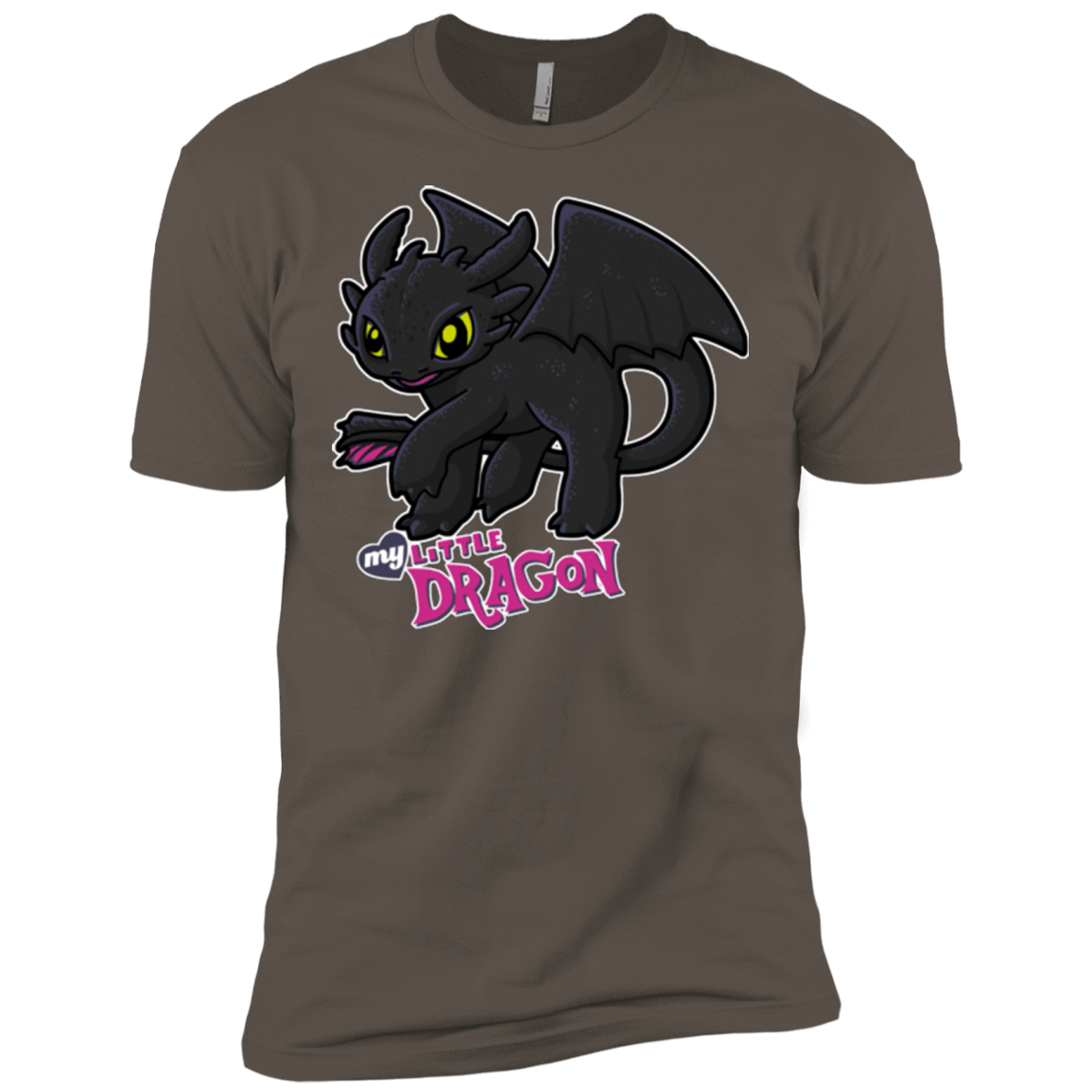 T-Shirts Warm Grey / X-Small MY LITTLE DRAGON Men's Premium T-Shirt
