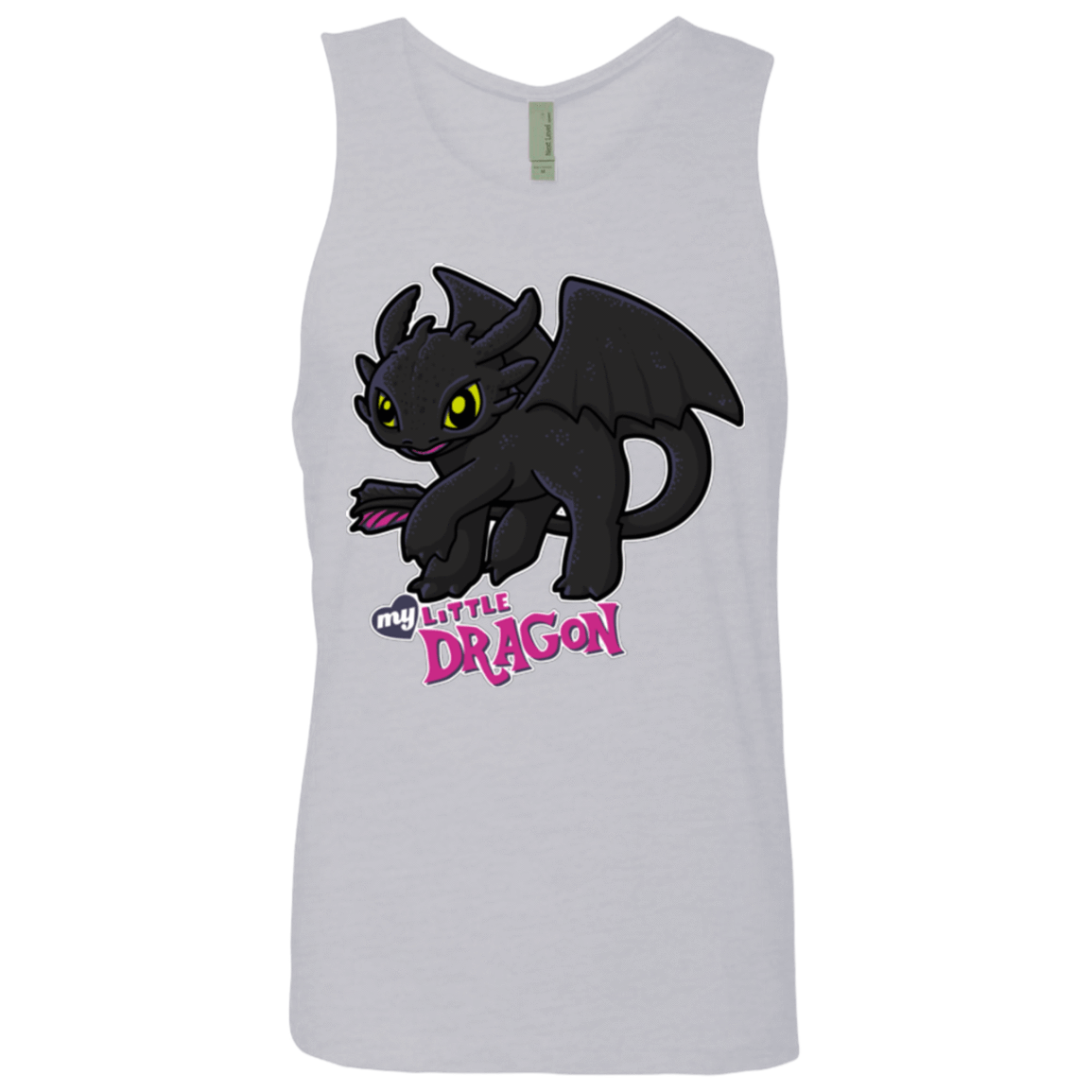 T-Shirts Heather Grey / Small MY LITTLE DRAGON Men's Premium Tank Top