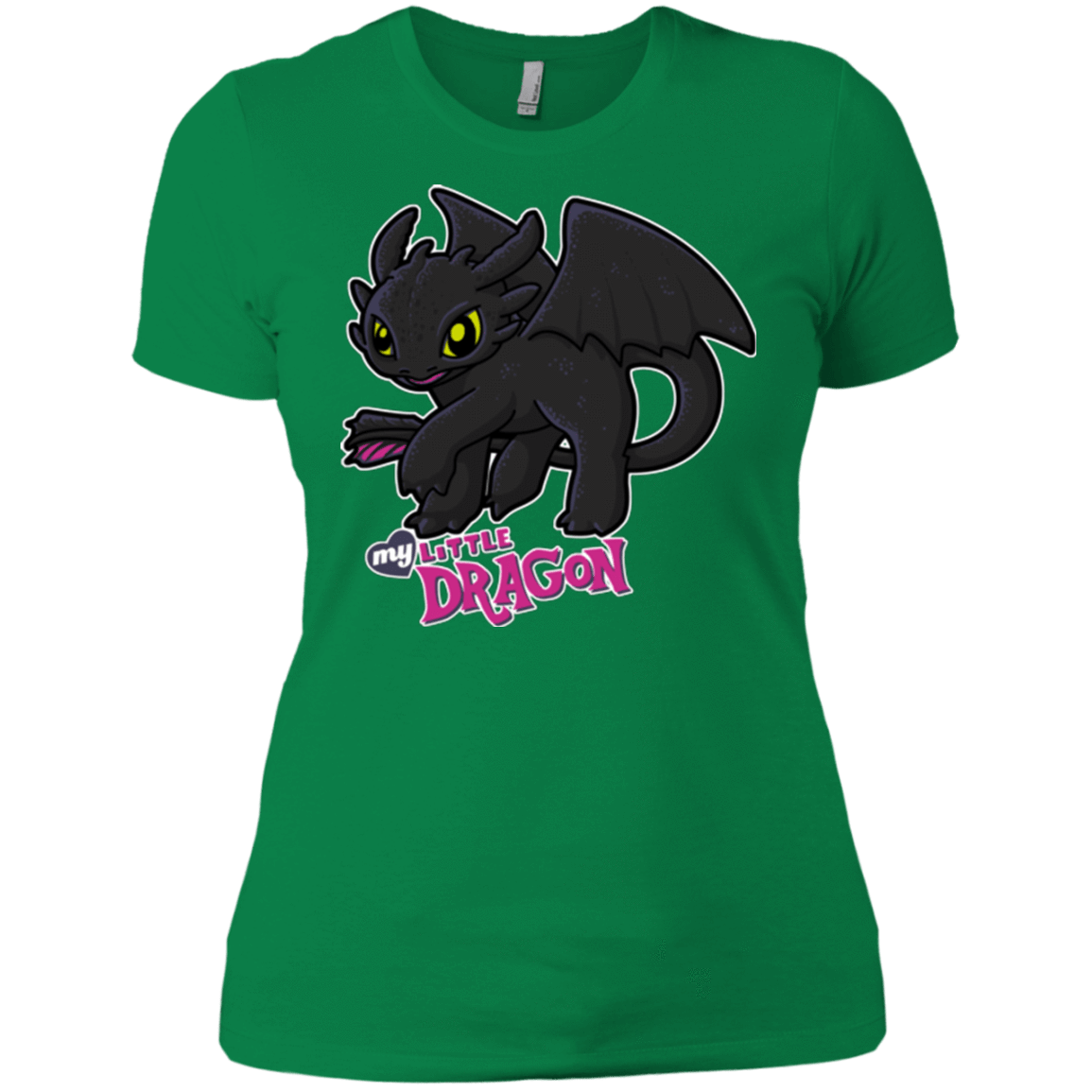 T-Shirts Kelly Green / X-Small MY LITTLE DRAGON Women's Premium T-Shirt