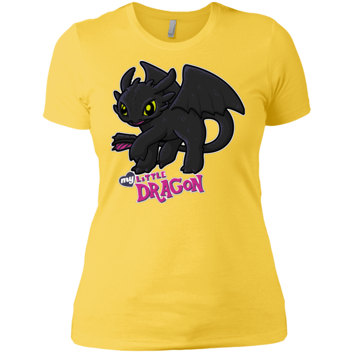 T-Shirts Vibrant Yellow / X-Small MY LITTLE DRAGON Women's Premium T-Shirt