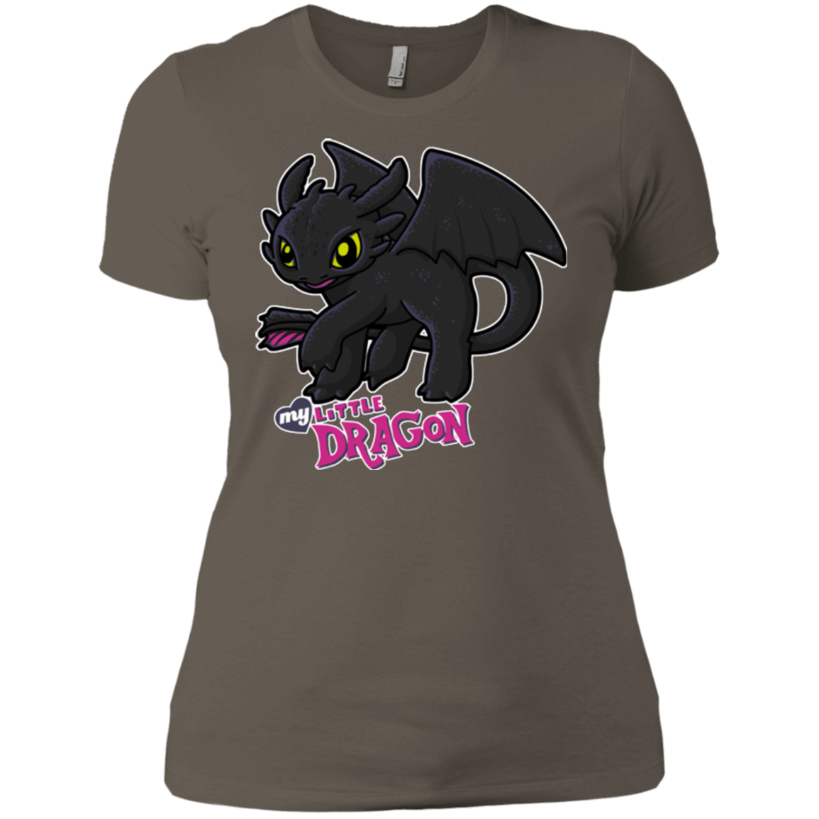 T-Shirts Warm Grey / X-Small MY LITTLE DRAGON Women's Premium T-Shirt