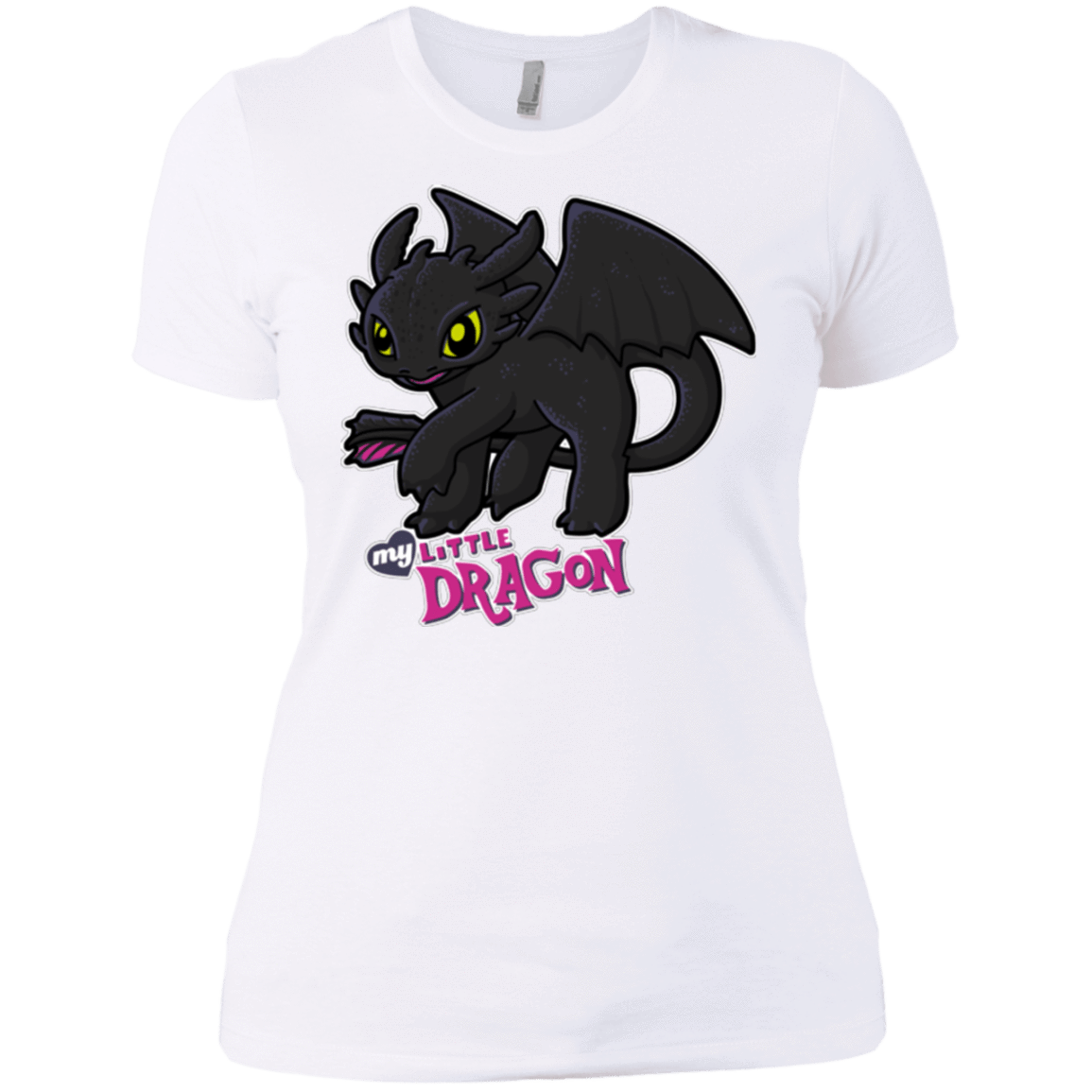 T-Shirts White / X-Small MY LITTLE DRAGON Women's Premium T-Shirt