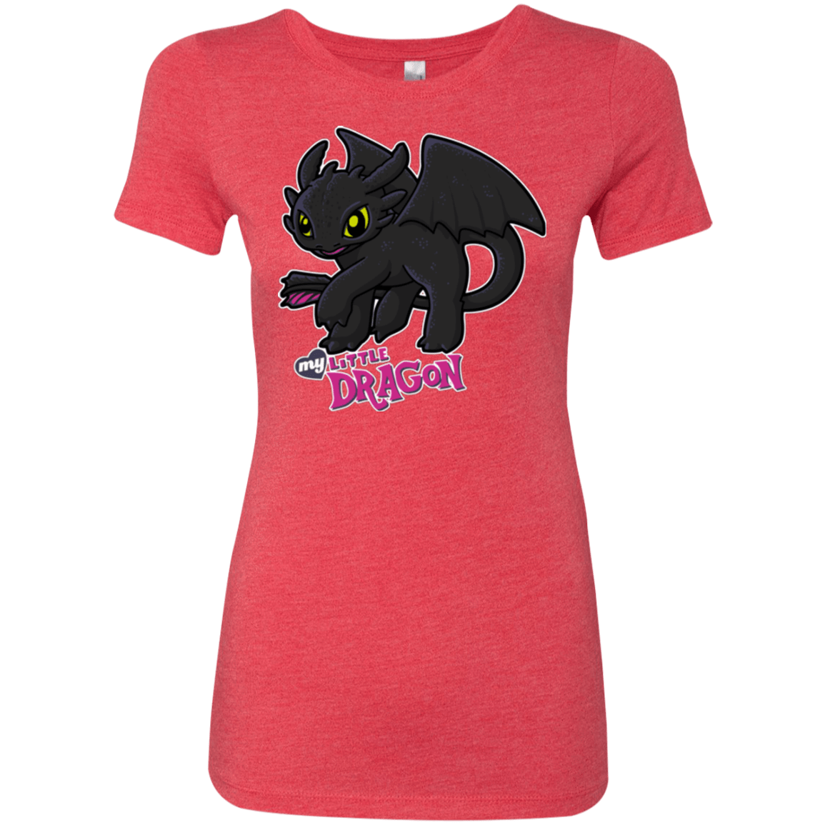 T-Shirts Vintage Red / Small MY LITTLE DRAGON Women's Triblend T-Shirt