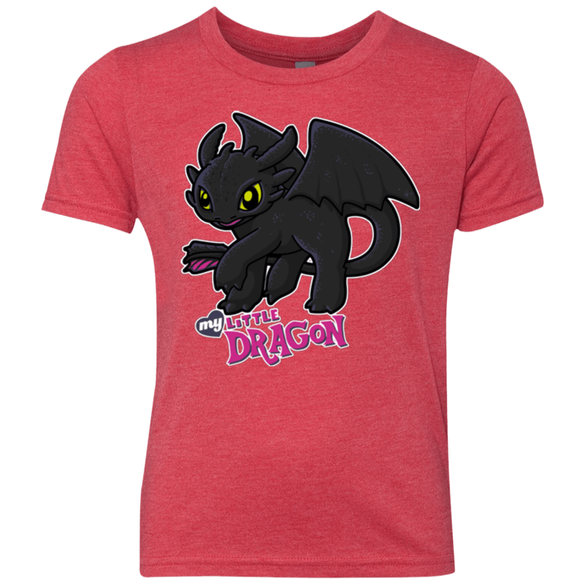 T-Shirts Vintage Red / YXS MY LITTLE DRAGON Youth Triblend T-Shirt