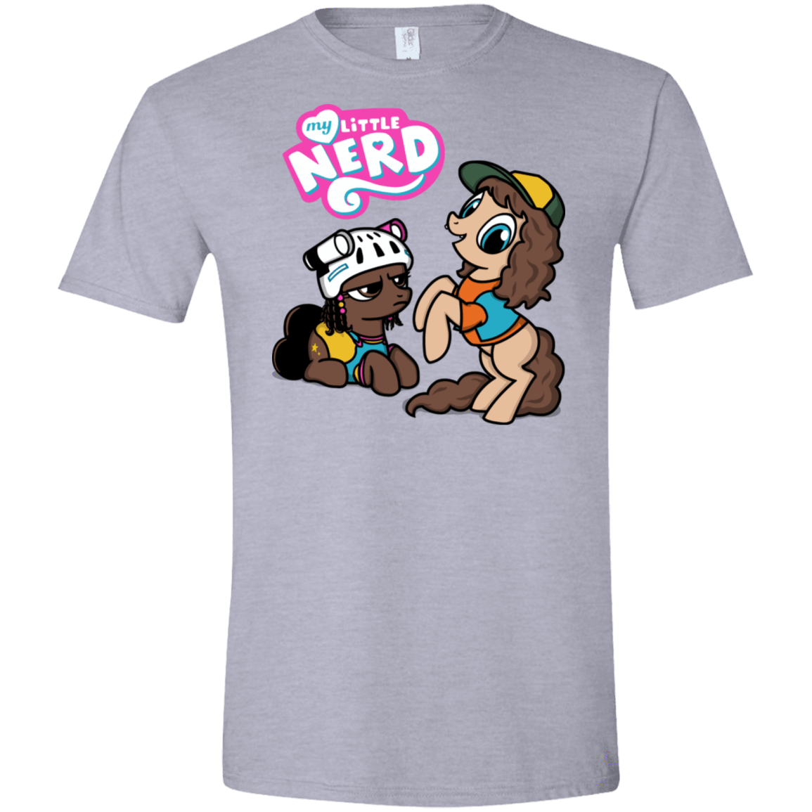 T-Shirts Sport Grey / X-Small My Little Nerd Men's Semi-Fitted Softstyle