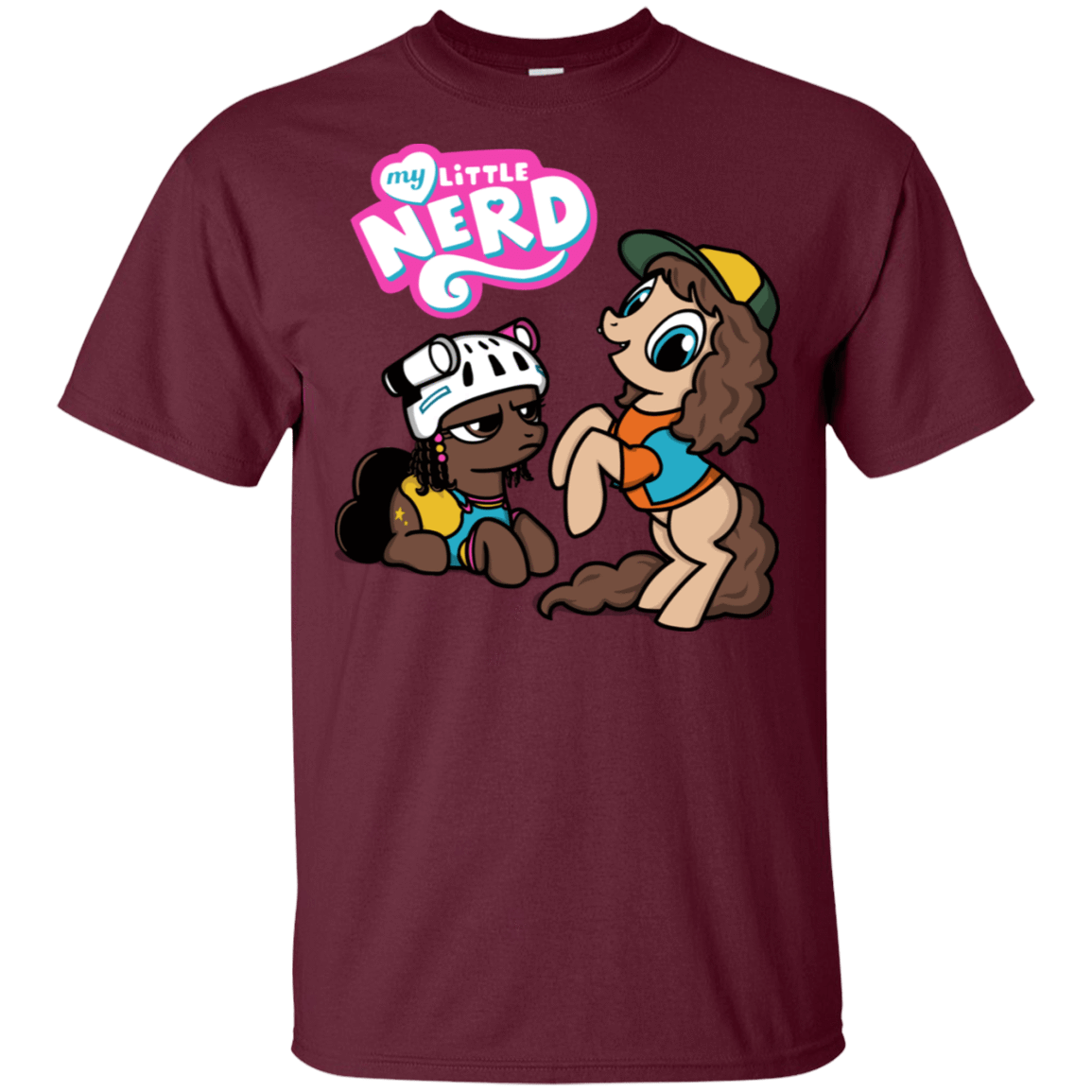 T-Shirts Maroon / S My Little Nerd T-Shirt