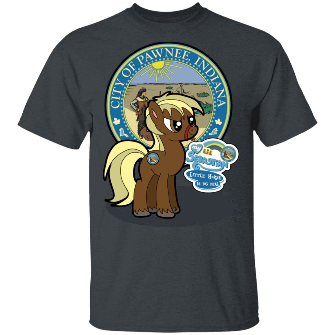 T-Shirts Dark Heather / S My Little Sebastian T-Shirt