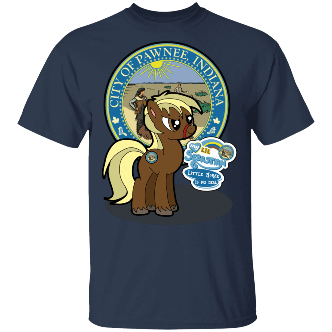 T-Shirts Navy / S My Little Sebastian T-Shirt