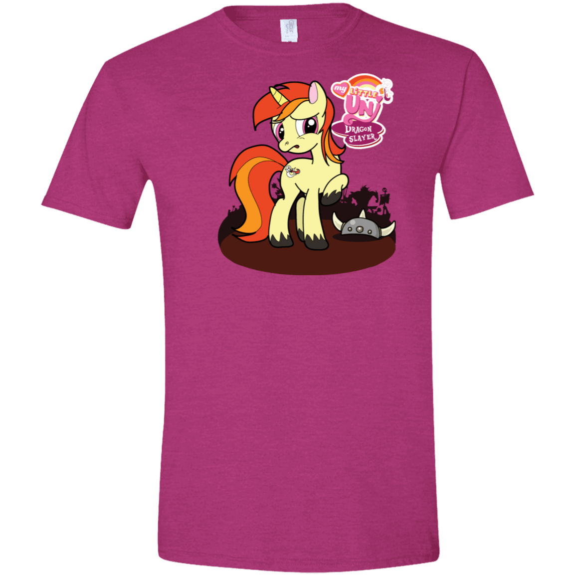 T-Shirts Antique Heliconia / S My Little Uni Men's Semi-Fitted Softstyle