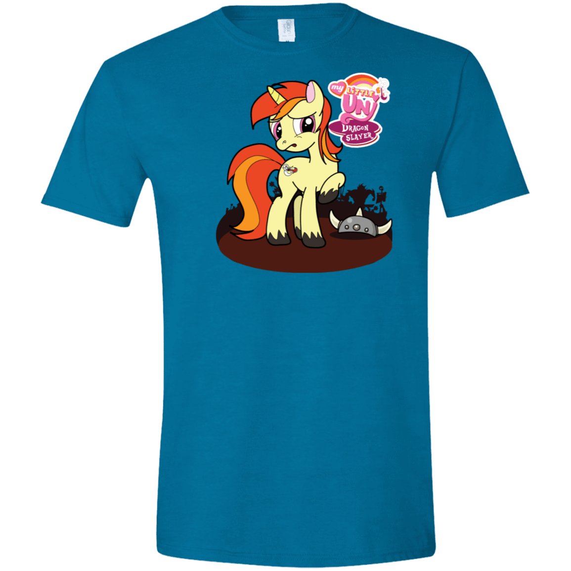 T-Shirts Antique Sapphire / S My Little Uni Men's Semi-Fitted Softstyle