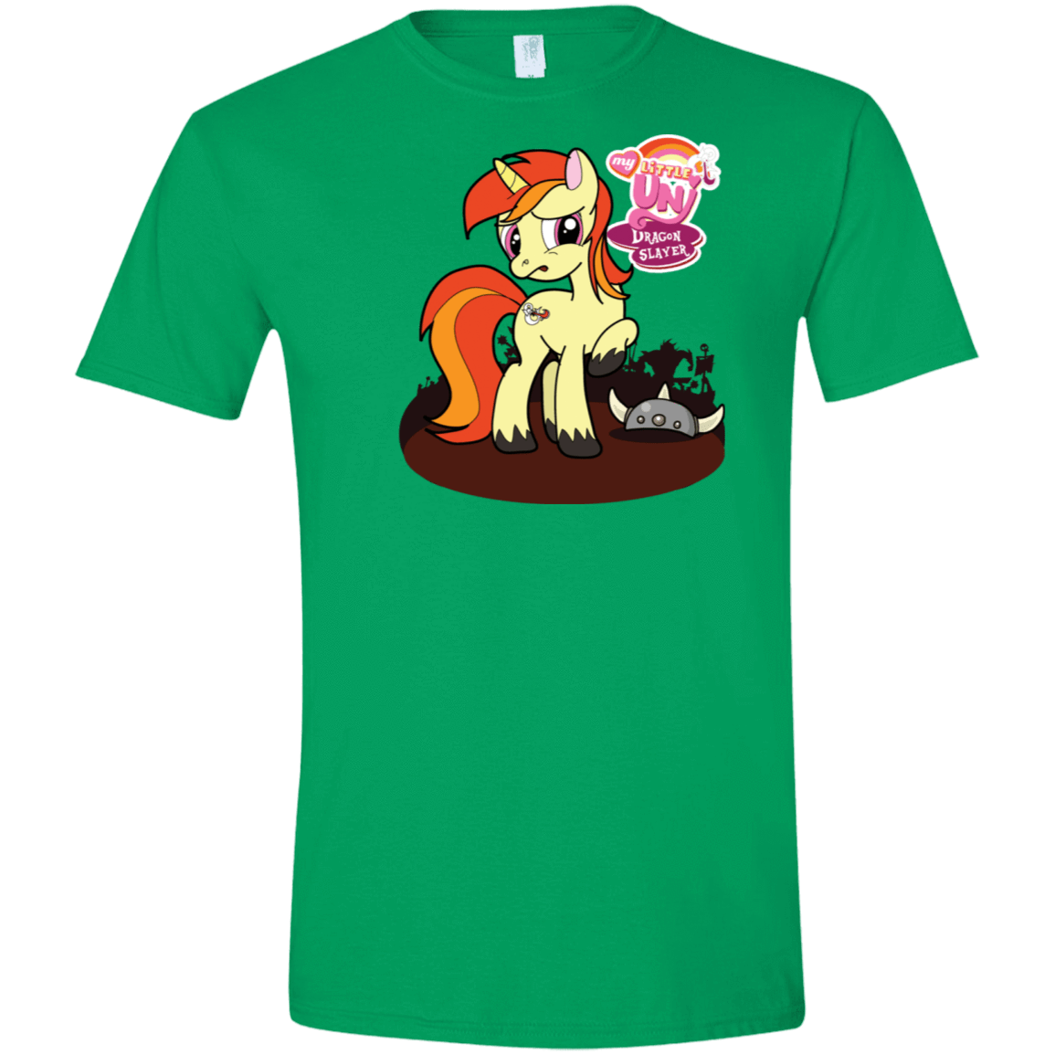 T-Shirts Irish Green / S My Little Uni Men's Semi-Fitted Softstyle