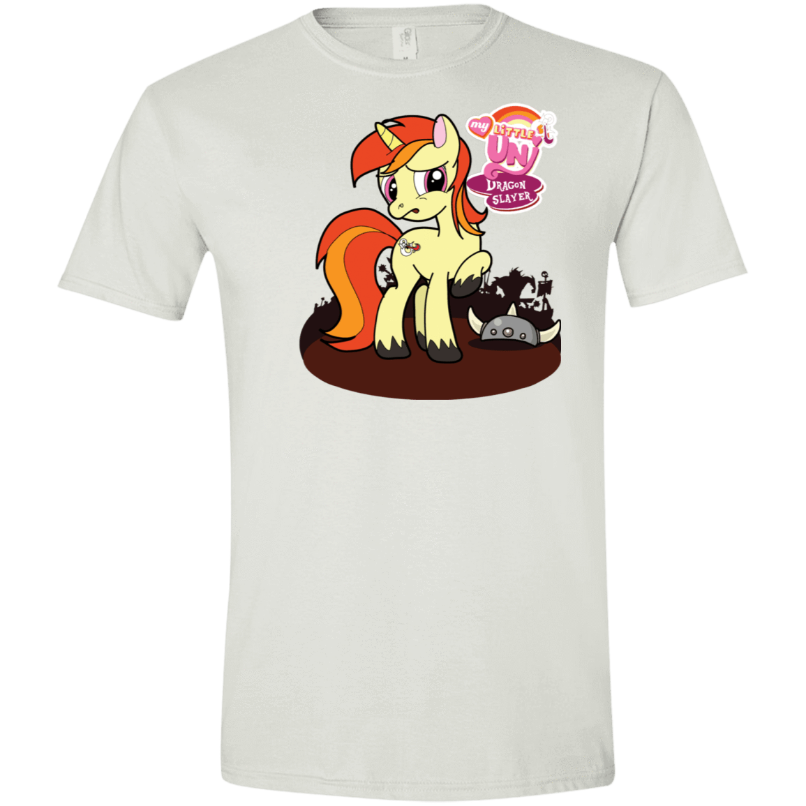 T-Shirts White / X-Small My Little Uni Men's Semi-Fitted Softstyle