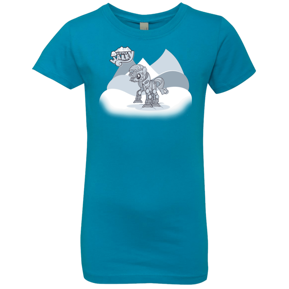 T-Shirts Turquoise / YXS my little walky Girls Premium T-Shirt