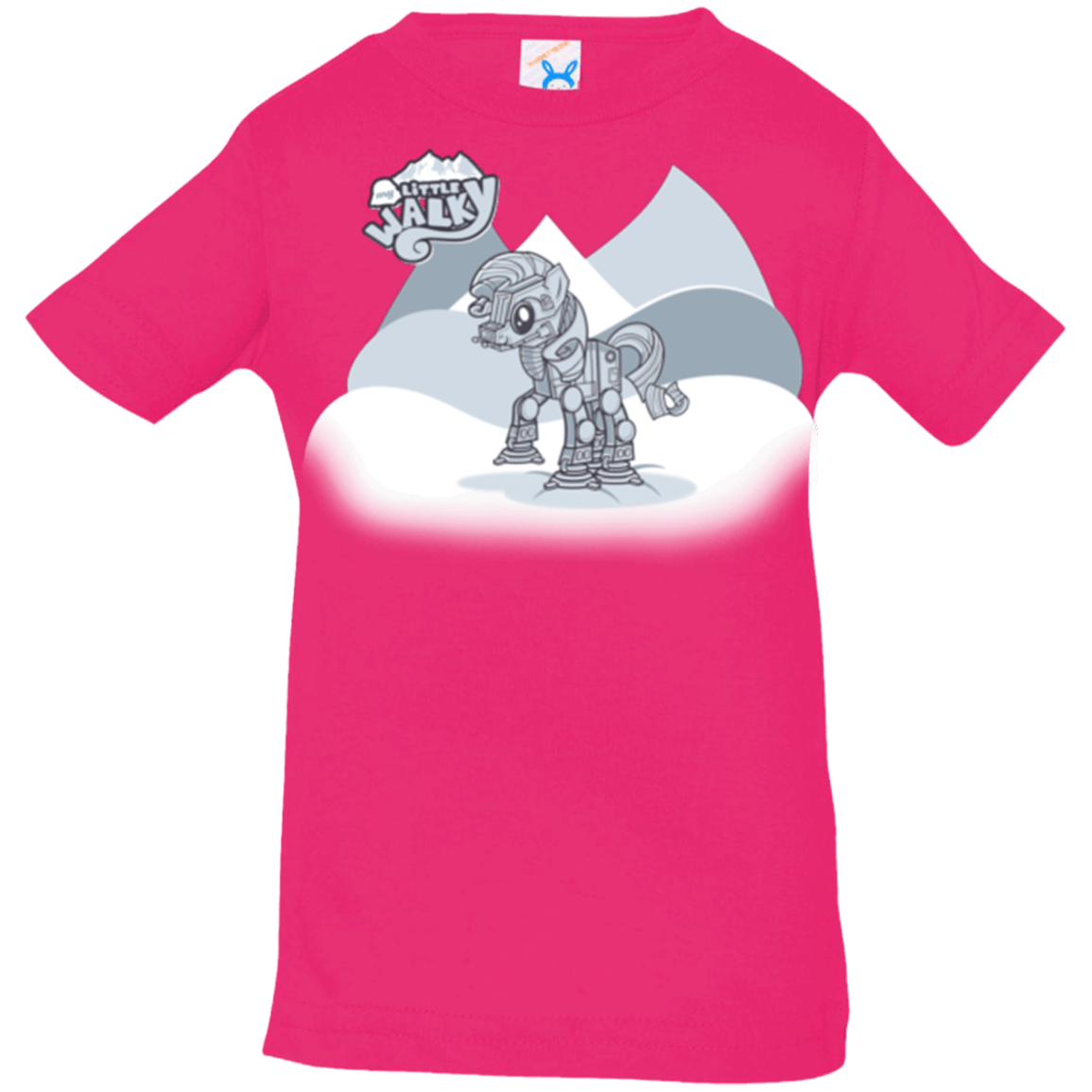 T-Shirts Hot Pink / 6 Months my little walky Infant Premium T-Shirt