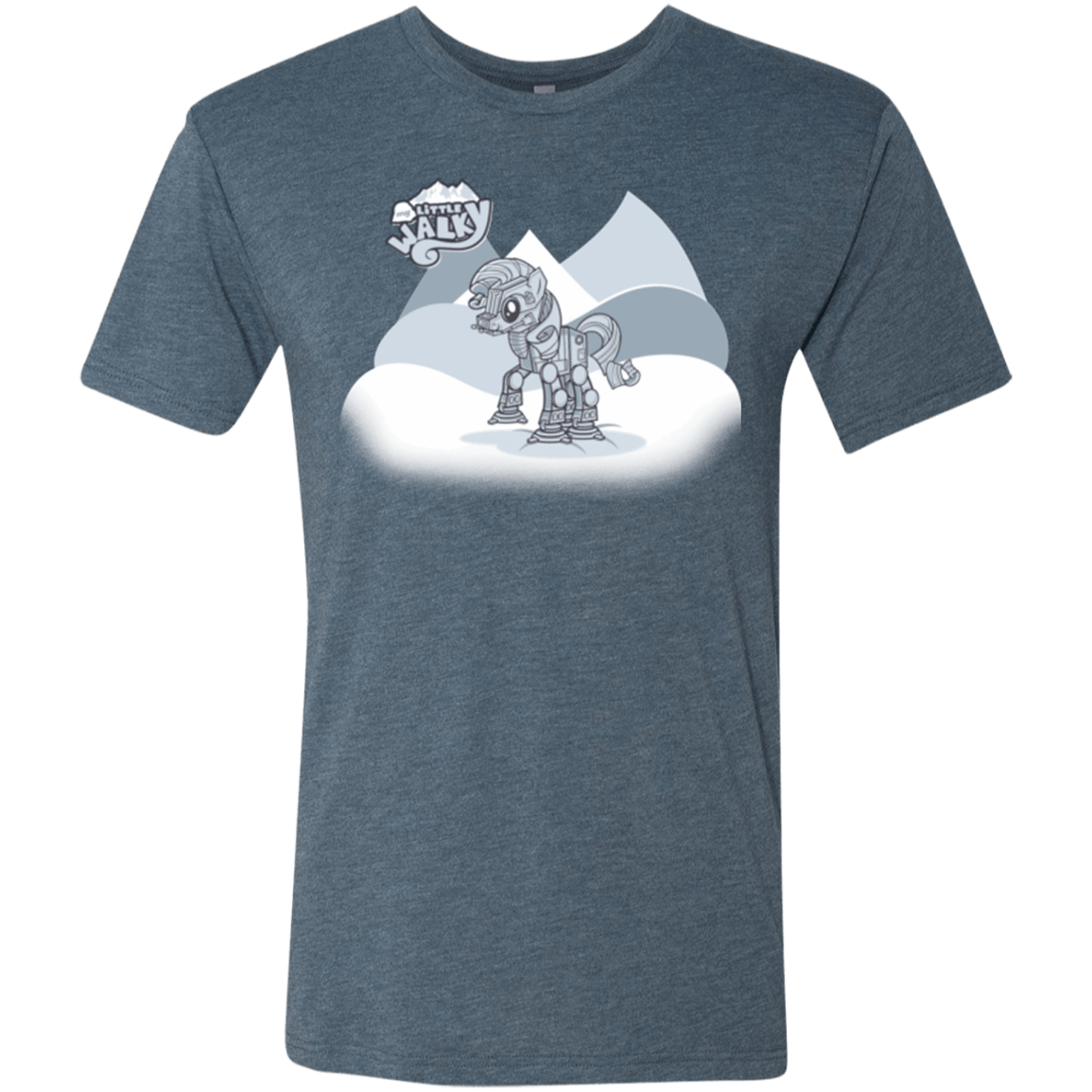 T-Shirts Indigo / Small my little walky Men's Triblend T-Shirt
