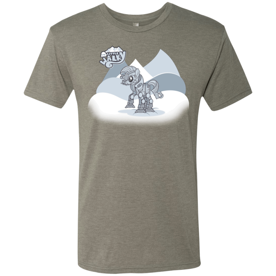T-Shirts Venetian Grey / Small my little walky Men's Triblend T-Shirt