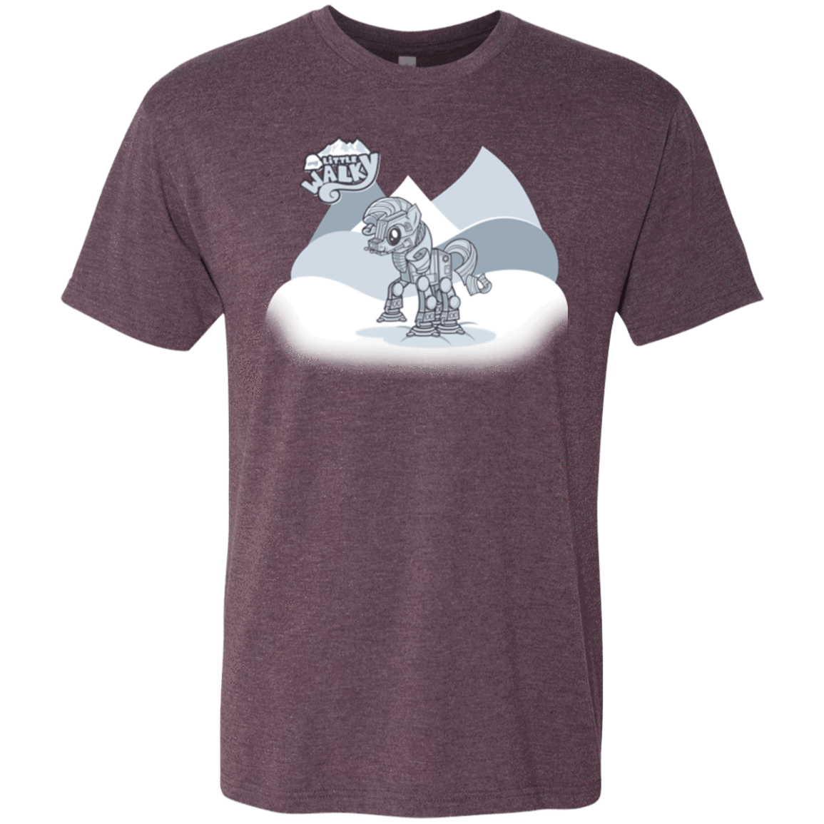 T-Shirts Vintage Purple / Small my little walky Men's Triblend T-Shirt