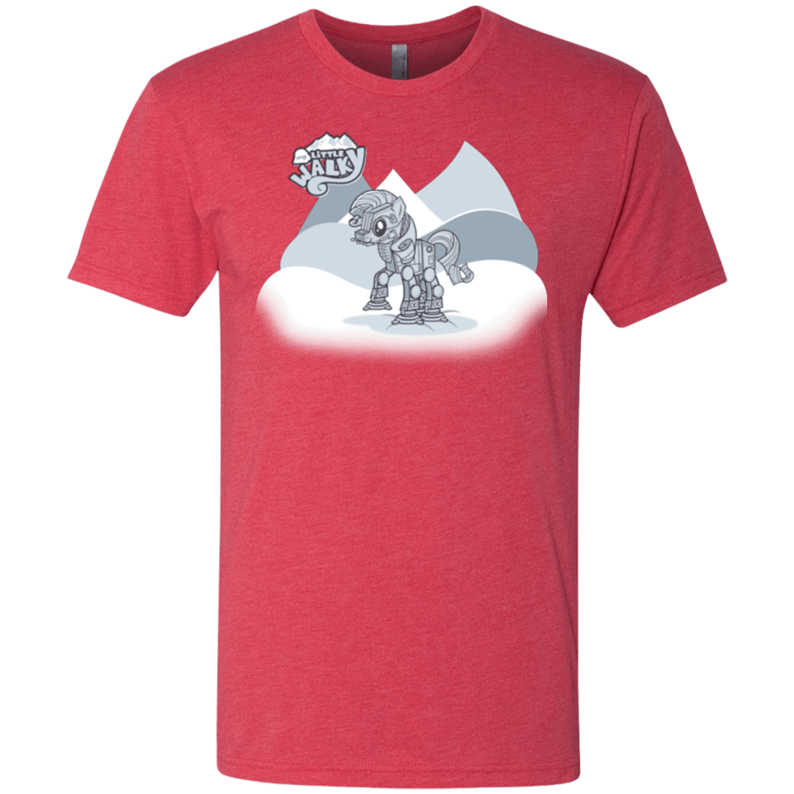 T-Shirts Vintage Red / Small my little walky Men's Triblend T-Shirt