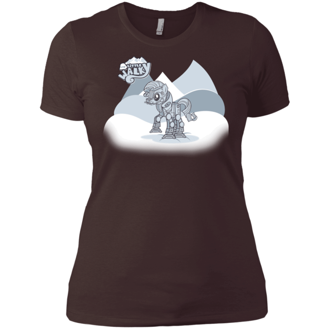 T-Shirts Dark Chocolate / X-Small my little walky Women's Premium T-Shirt