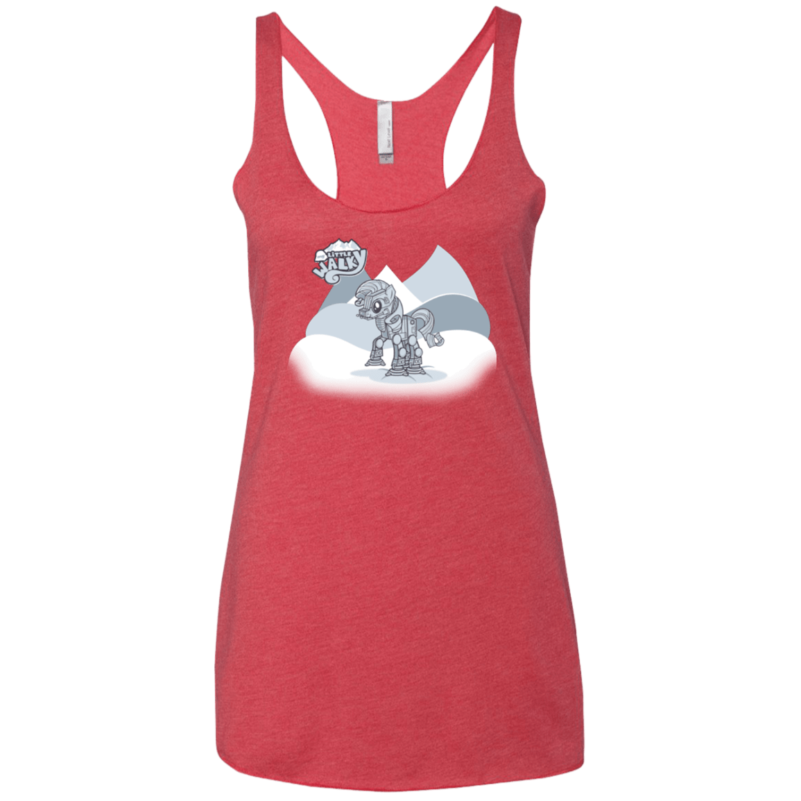 T-Shirts Vintage Red / X-Small my little walky Women's Triblend Racerback Tank
