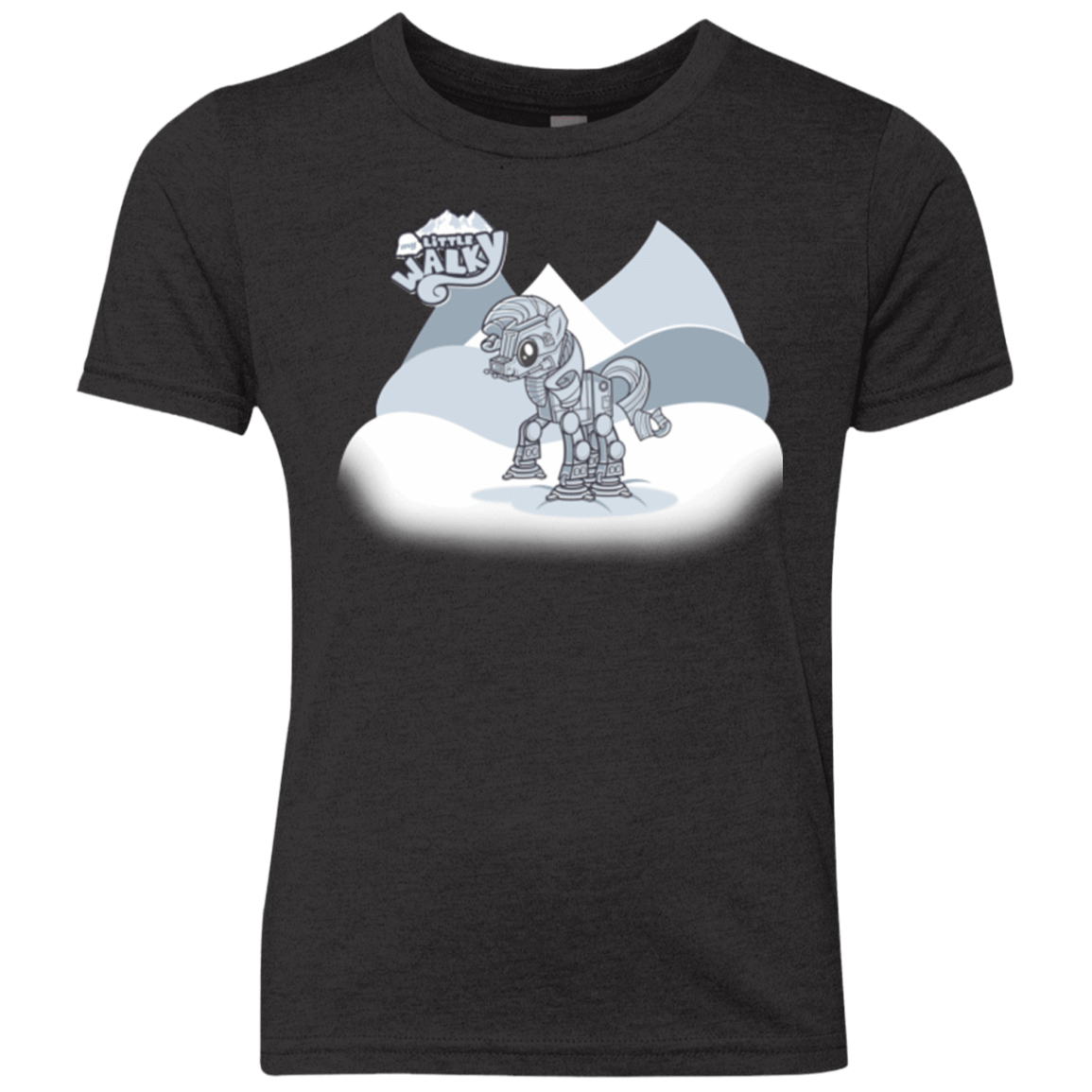 T-Shirts Vintage Black / YXS my little walky Youth Triblend T-Shirt