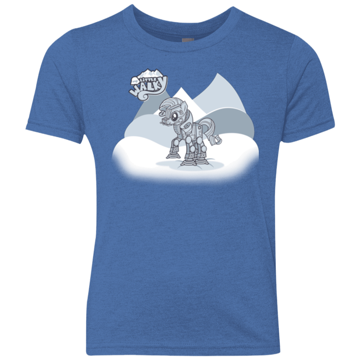 T-Shirts Vintage Royal / YXS my little walky Youth Triblend T-Shirt